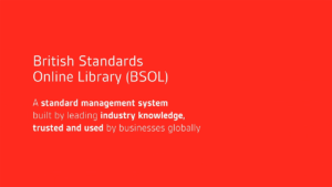 BSOL 英国尺度在线 - 产品总览（Overview with British Standards Online）