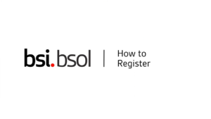 英国尺度在线（BSOL）注册操作指南（How to register with British Standards Online (BSOL) ）